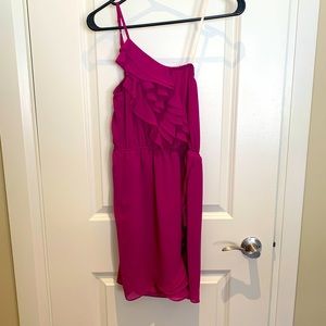 BCBG Generation one shoulder dress
